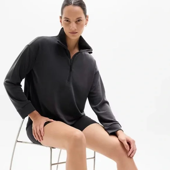 ATHLETA Seasoft Quarter Zip - Picture 2 of 8